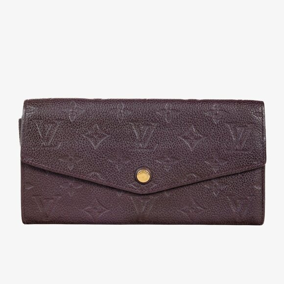 Louis Vuitton Curieuse Aurore Empreinte Leather Envelope Wallet - Picture 1 of 10